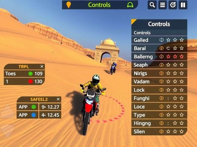 India Rally Pro control options and interface